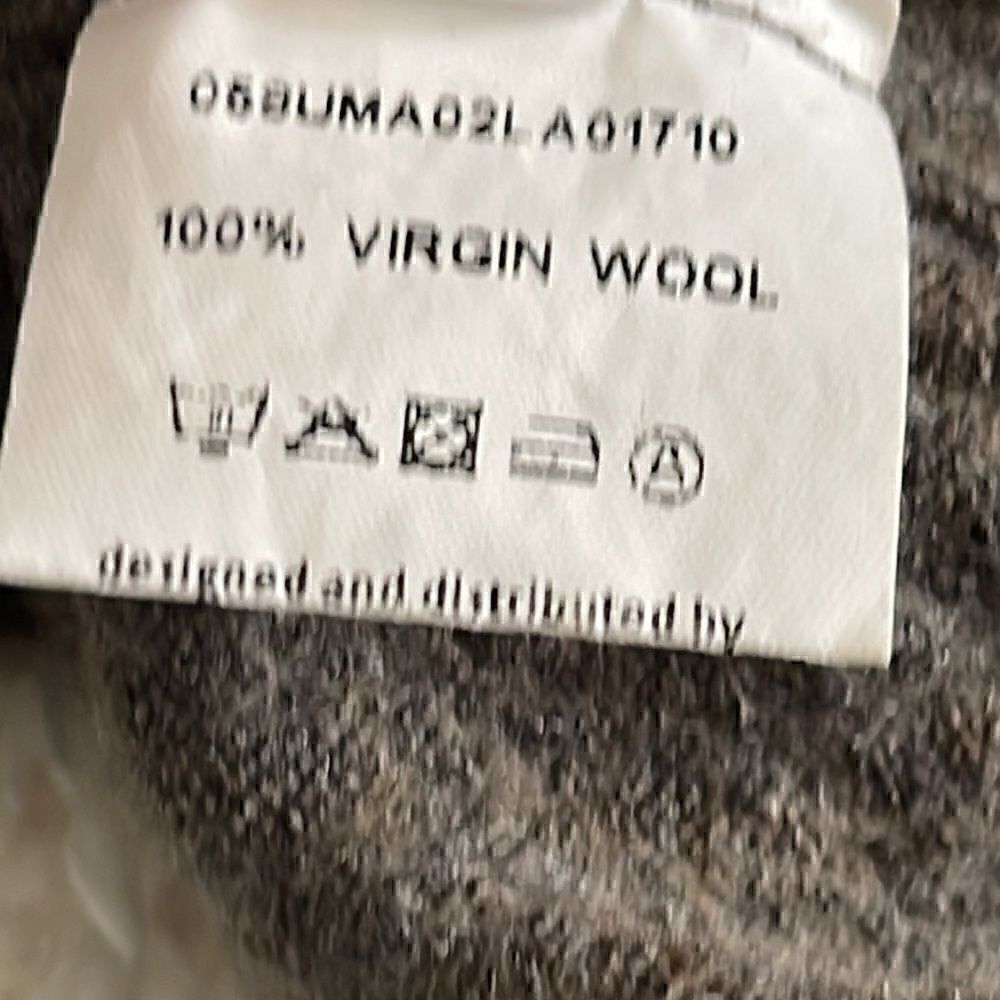 Yoox Sweater Womens Xl Turtle Neck 90’s Virgin Wool Italian Knit Brown Academia — image 6 of 8